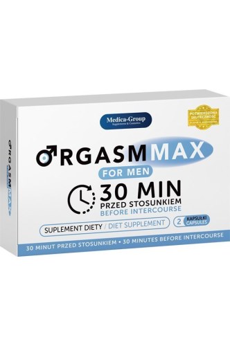 Kapsulki OrgasmMax na wzwód erekcję orgazm u mężczyzn 2 tabletki - image 2